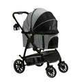 i.Pet Large Pet Stroller Cat Carrier Dog Pram 4 Wheels Foldable