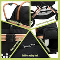 i.Pet Dog Stroller Pram Cat Carrier Travel Pushchair Foldable 4 Wheel