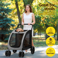 i.Pet Pet Stroller Large Dog Cat Carrier Foldable 4 Wheel Pram Trolley