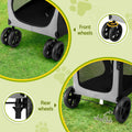 i.Pet Pet Stroller Large Dog Cat Carrier Foldable 4 Wheel Pram Trolley