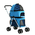 i.Pet Large Pet Stroller Dog Pram Cat Carrier 4 Wheels Foldable