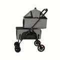 i.Pet Pet Stroller Large Dog Cat Carrier Pram Foldable 2-tier