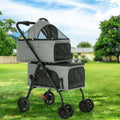 i.Pet Pet Stroller Large Dog Cat Carrier Pram Foldable 2-tier