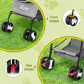 i.Pet Pet Stroller Pram Dog Large Cat Carrier Travel Strollers 4 Wheel Foldable