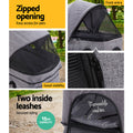 i.Pet Large Pet Stroller Cat Dog Pram Pushchair Foldable Grey