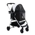 i.Pet Pet Stroller Large Dog Cat Carrier Pram 4 Wheels Foldable