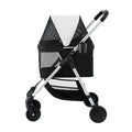 i.Pet Pet Stroller Large Dog Cat Carrier Pram 4 Wheels Foldable