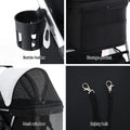 i.Pet Pet Stroller Large Dog Cat Carrier Pram 4 Wheels Foldable
