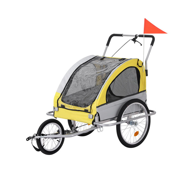 i.Pet Dog Bike Trailer Large Foldable Pet Pram Bicycle Stroller