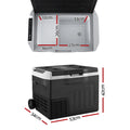 Portable Fridge 30L 12V 24V 240V Camping Cooler Freezer