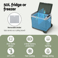 Portable Fridge 50L 12V 24V 240V Camping Car Freezer