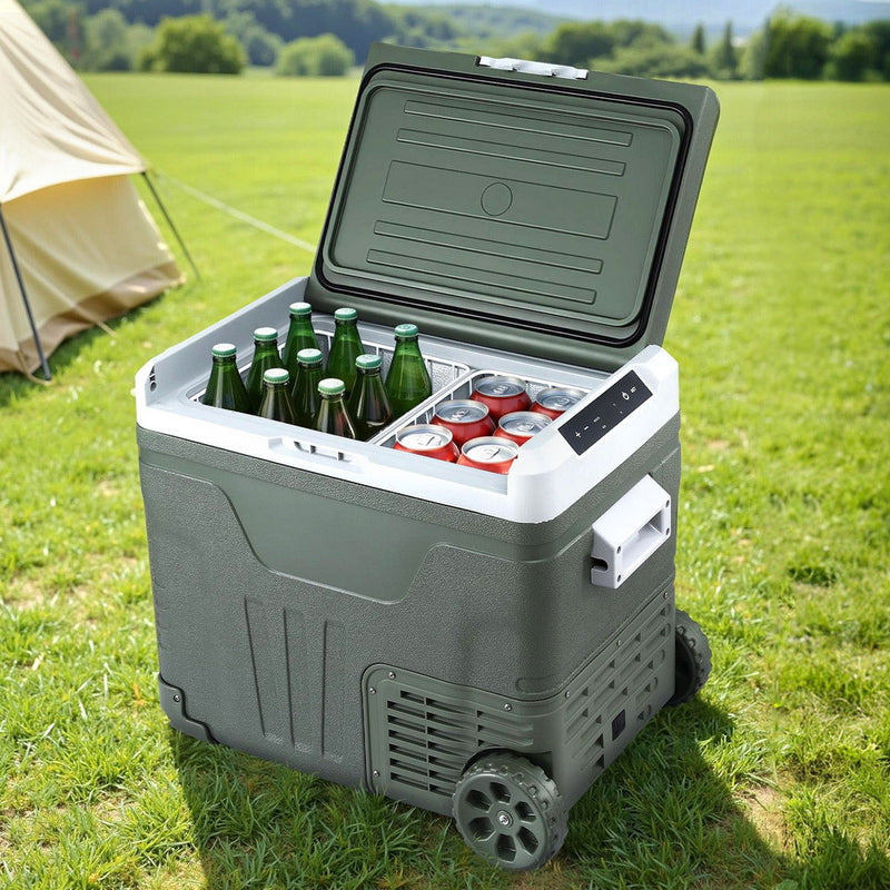 Portable Fridge 50L 12V 24V 240V Camping Car Freezer