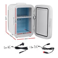Glacio Mini Fridge 12V 220V Portable Electric Cooler Warmer White