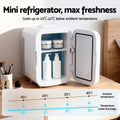 Glacio Mini Fridge 12V 220V Portable Electric Cooler Warmer White