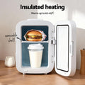 Glacio Mini Fridge 12V 220V Portable Electric Cooler Warmer White
