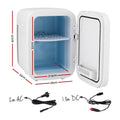 Glacio 12L Mini Fridge 12V 220V Electric Cooler Warmer White