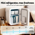 Glacio 12L Mini Fridge 12V 220V Electric Cooler Warmer White
