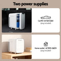 Glacio 12L Mini Fridge 12V 220V Electric Cooler Warmer White