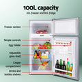 Glacio 100L Portable Fridge Freezer 12V 24V 240V Camping Caravan