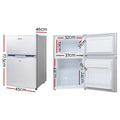 Glacio 65L Portable Fridge Freezer 12V 24V 240V Camping Caravan
