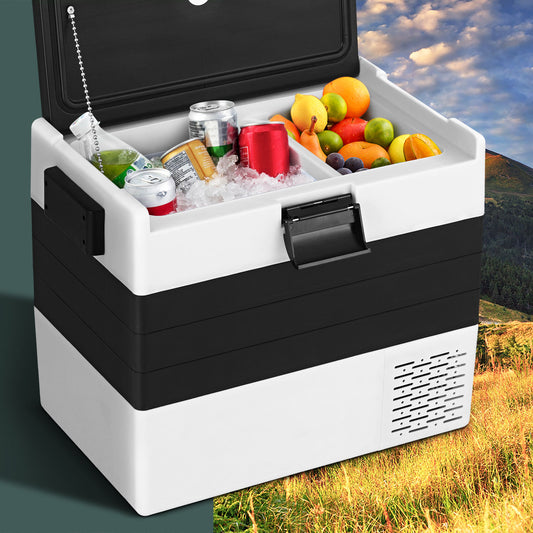 Glacio 45L Portable Fridge Freezer 12V 24V 240V Camping Caravan