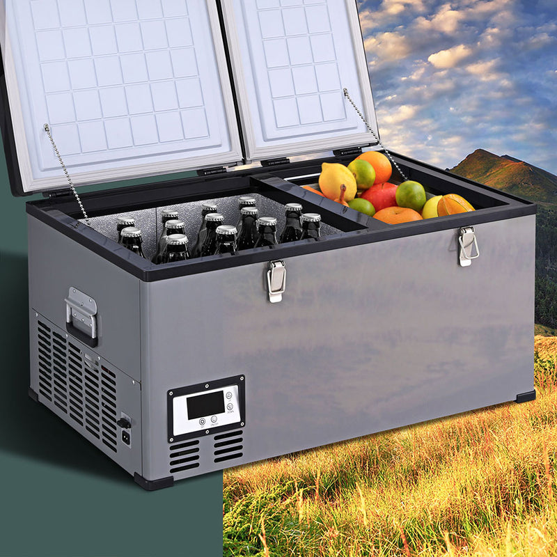 Glacio 80L Camping Fridge 12V 24V 240V Portable Freezer