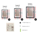 Artiss Photo Frame Set 11PCS Black 5x7