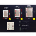 Artiss Photo Frame Set 11PCS Black 5x7