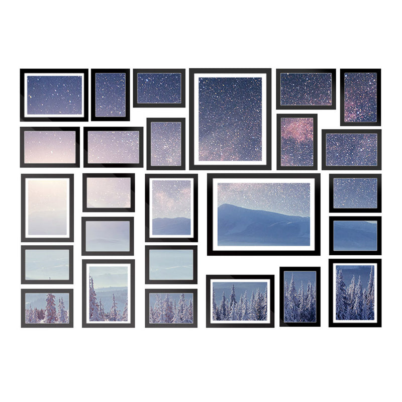 Artiss Photo Frames 26pcs Black 8x10 5x7 4x6 3.5x5