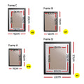 Artiss Photo Frames 26pcs Black 8x10 5x7 4x6 3.5x5