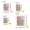 Artiss 26PCS Photo Frames 8x10 5x7 4x6 3.5x5 White