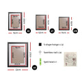 Artiss Photo Frames 30PCS 8x10 5x7 4x6 3.5x5 Black