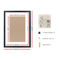 3pc A3 Photo Frame Set Wall Black Picture Art Home Decor