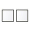 Artiss Photo Frame 2 Piece Set Black 4x6