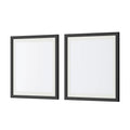 Artiss Photo Frame 2 Piece Set Black 4x6