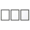 Artiss Photo Frame 3 Piece Set Black