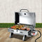 Grillz Portable Gas BBQ Grill 2 Burner Stainless Steel