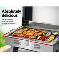 Grillz Portable Gas BBQ Grill 2 Burner Stainless Steel