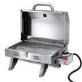 Grillz Portable Gas BBQ Grill 2 Burner Stainless Steel