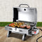 Grillz Portable Gas BBQ Grill Double Sided Plate