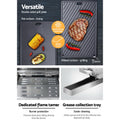 Grillz Portable Gas BBQ Grill Double Sided Plate