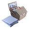 Alfresco 4 Person Picnic Basket Set Insulated Blanket Bag