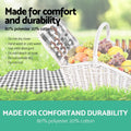 Alfresco 2 Person Picnic Basket Willow Insulated Blanket Bag