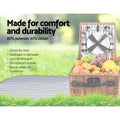 Alfresco 2 Person Picnic Basket Set Insulated Blanket Outdoor