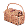 Alfresco 4 Person Picnic Basket Set Insulated Outdoor Blanket