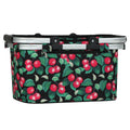 Alfresco Folding Picnic Basket Insulated Food Storage Hamper