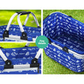 Alfresco Picnic Basket Insulated Hamper Folding Food Storage Bag
