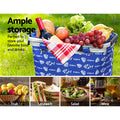 Alfresco Picnic Basket Insulated Hamper Folding Food Storage Bag