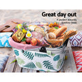 Alfresco Picnic Basket Folding Insulated Food Storage Hamper