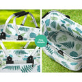 Alfresco Picnic Basket Folding Insulated Food Storage Hamper